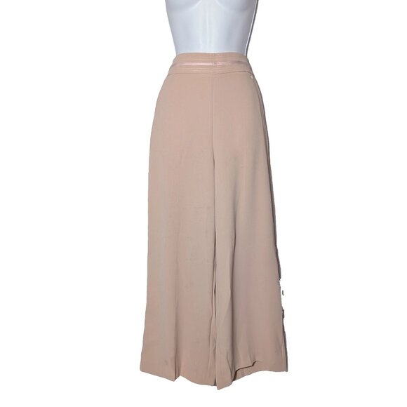 NENETTE Milano ITALY PANTS SIZE 42it or 27 Waist crepe fabric POCKETS DUSTY PINK - Picture 1 of 14